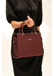 Armine Women's Burgundy 355 Shoulder and Hand Bag