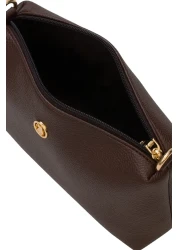 U.S. Polo Assn. حقيبة كتف نسائية بنية Us3247