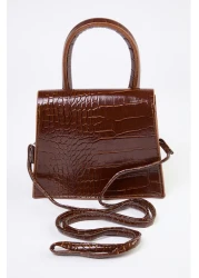  Shoes Tan Textured Cross Strap Women's Mini City Bag Twoaw25Oc00000