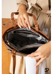 Just Polo Original Women's New Season 4 Compartment Luxury Soft Leather Adjustable Cross Strap Stylish Shoulder Bag