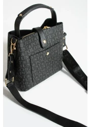 Just Polo Women's New Season Black Shoulder Bag