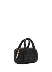 Derimod حقيبة كروس نسائية صغيرة مطبوعة بحزام طويل باللون الأسود 25sbd 200226