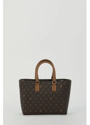 Pierre Cardin Brown Monogram Women's Shoulder Bag 05PO23Y1718