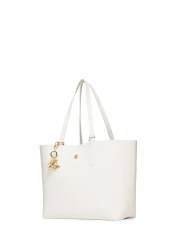 U.S. Polo Assn. حقيبة كتف نسائية بيضاء Us25197