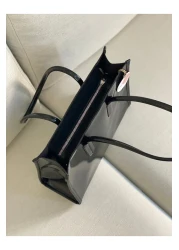 BAGLOVİS حقيبة نسائية كبيرة مقاومة للخدش من الجلد اللامع