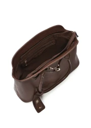 Derimod حقيبة كتف كلاسيكية بنية اللون للنساء 25SBD 248118