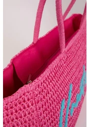 Defacto حقيبة كتف نسائية من القش - B9076axns