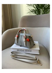 Moda Sekiz Women's Mini Crossbody Hand and Shoulder Bag with Shawl Accessory