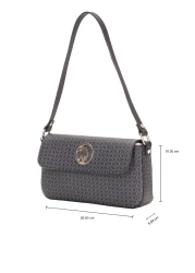 U.S. Polo Assn. حقيبة كتف نسائية بيضاء موديل Us8579 - حصريًا عبر الإنترنت