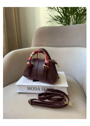 Moda Sekiz Women's Mini Crossbody Hand and Shoulder Bag with Shawl Accessory