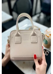 torime حقيبة كتف وكتف صغيرة من الجلد النباتي مع حزام طويل