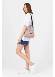 Rays Mink Snap Closure Detailed Shoulder Bag 9113