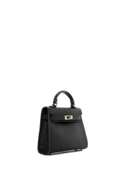 Derimod حقيبة كروس صغيرة بحزام طويل باللون الأسود للسيدات 25SBD2929FT