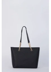 Pierre Cardin حقيبة كتف نسائية بطباعة سوداء جديدة 05PO22Y1546