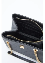 Pierre Cardin Print Black Women's Shoulder Bag 05PO23Y1712