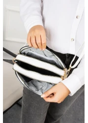 Sanmorris Women's Adjustable Crossbody 4 Compartment Shoulder and Crossbody Bag