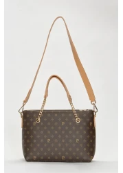 Pierre Cardin حقيبة كتف نسائية بنية اللون 05PO22Y1561