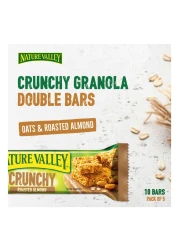 نيتشر فالي ألواح غرانولا بالشوفان واللوز المحمص، 23 غرام حزمة من 10
