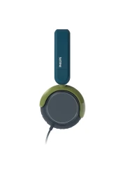 Philips 2000 Series Wired On-Ear Kids' Headphones TAK2000CT, Chrystal Teal