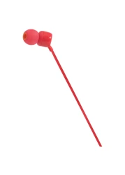 JBL Tune 110 Headphones Wired In-Ear Deep And Powerful Pure Bass Sound Red