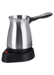Stainless Steel Portable Electric Turkish Coffee Maker and Water Kettle, 500ML / 5-Cup Coffee Pot, Fast Heating, Ideal for Turkish Coffee, Espresso, Hot Water