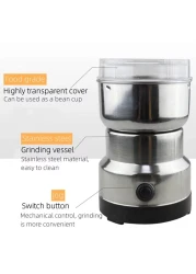 Kitchen Blender Grinding Machine Electric Grinder for coffee, pepper, and spices Electric Spice Mill Grain Mill The Coffee Bean.