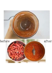 All-in-One Electric Coffee &amp; Spice Grinder &ndash; 150W Stainless Steel High-Speed Mixer Grinder, 14,000 RPM, 40g Capacity &ndash; Grind Coffee Beans, Herbs, Nuts &amp; Grains in Seconds
