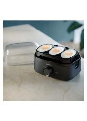 Philips 3000 Series Egg Cooker HD9137/91, 400 W, Black, Polypropylene