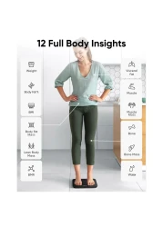 eufy Smart Scale A1, Black, 26x26x2.5 cm