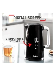 تيفال سمارت أن لايت غلاية ماء كهربائية بقوة 3000 واط - أسود KO853840