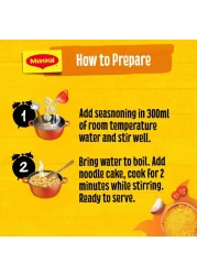 Nestle Maggi 2 Minutes Curry Flavour Noodles 79g Pack of 5