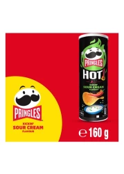 Pringles Hot Mexican Chilli and Lime Flavour Potato Chips 160g