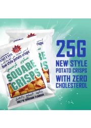 Smiths Square Crisps Salt N Vinegar Flavour 25g