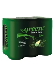 Green Cola Green Lemon Lime Juice 330ml Pack of 6