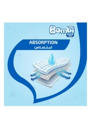 سانيتا بامبي حفاض مقاس كبير جدًا 4+ للأطفال بوزن 10 إلى 18 كغ حزمة كبيرة من 78 حفاض