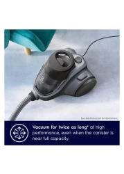 إلكترولوكس مكنسة كهربائية EC41-2DB، سعة 1.10 لتر، 1600 واط، أزرق 8.03 كغ