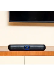 Olsenmark Wireless Speaker, 2.0Ch Bluetooth Speaker OMMS1288, Bluetooth/ FM/ USB/ TF Card/ AUX Input/ TWS, 2x6W Speaker, Mini Sound Bar for PC/ Home Theater