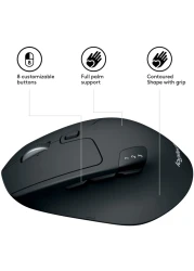Logitech Triathlon Bluetooth Mouse M720 Black