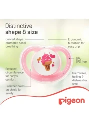 Pigeon Mini Light Pacifier 78262 Multicolour Pack of 2