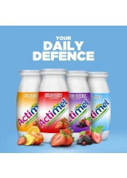 Actimel Multi-Fruit Flavored Low Fat Dairy Drink 93ml Pack of 4