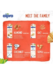 Alpro Almond Unsweetened Drink, 100% Plant-Based, Lactose Free 1L
