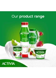 Activia Full Fat Strawberry Stirred Yoghurt 120g Pack of 8