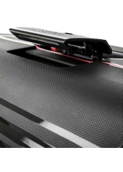 أمريكان توريستر تريبوس حقيبة سفر بأربع عجلات وبهيكل صلب للأمتعة الكبيرة بطول 78 سم باللون الرمادي الداكن