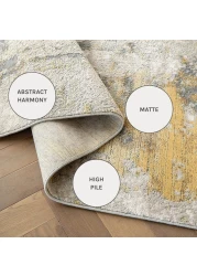 كوبر غولدبرغ 150 × 80 سم سجادة سجادة مصممة منزلية لغرفة المعيشة غرفة طعام مكتب لينة غير قابلة للانزلاق منطقة ديكور المنسوجات