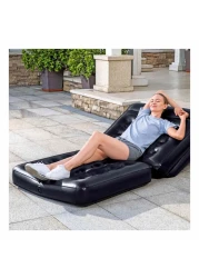 Bestway 4-in-1 Couch Single Black 191x97x64cm