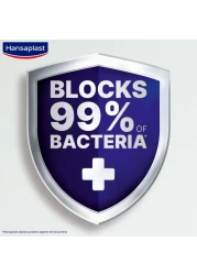 Hansaplast Universal Wound Plasters, Water-resistant, Strong Adhesion 100 Strips