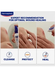 هانزابلاست لصاقات الجروح شديدة المتانة , ضمادة مقاومة للماء , لصاقة بمقاومة إضافية , التصاق فائق القوة , لصاقة مرنة ومتينة , تحجب ٩٩٪ من البكتيريا , ١٦ لصاقة