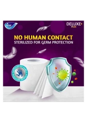 فاين ديلوكس بلس ورق تواليت بـ 4 طبقات 140 ورقة 9 لفات