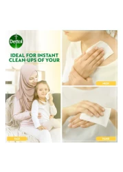 Dettol Anti Bacterial Fresh Skin 10 Wipes Pack of 5