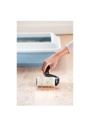 سكوتش برايت بكرة لاصقة للغاية لإزالة شعر الحيوانات الأليفة من الأسطح المسطحة - أسود